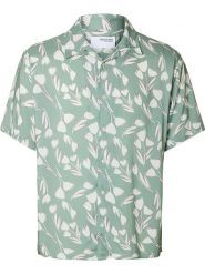 SELECTED HOMME Koszula w kolorze jasnozielonym rozmiar: XL. Zielone koszule męskie Selected Homme, s, bez wzorów, z wiskozy, bez kołnierzyka, bez ramiączek. Za 87.81 zł.