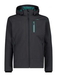CMP Kurtka softshellowa w kolorze antracytowym rozmiar: 46. Czarne kurtki outdoor męskie CMP, s, bez wzorów, bez kaptura. Za 165.71 zł.