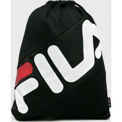Fila - Plecak. Czarne plecaki męskie Fila, bez wzorów, z materiału. W wyprzedaży za 49.90 zł.