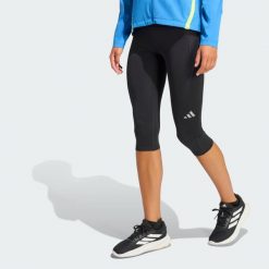 Legginsy ADI365 Running Climacool 3/4. Czarne legginsy damskie Adidas, bez wzorów, na fitness i siłownię, climacool (adidas). Za 259.00 zł.