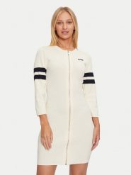 Guess Sukienka dzianinowa V4BK05 ZZ04U Écru Regular Fit. Sukienki damskie Guess, m, z aplikacjami, z dzianiny, bez kołnierzyka, bez ramiączek. Za 329.99 zł.