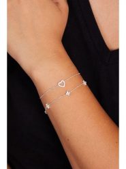 Lodie Silver Srebrna bransoletka z cyrkoniami rozmiar: onesize. Szare bransoletki damskie Lodie Silver, srebrne. Za 122.96 zł.