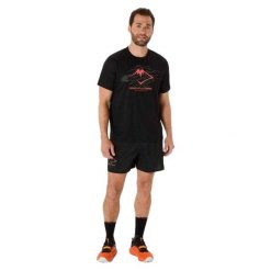 T-shirt Męski Logo Fujitrail. Czarne t-shirty męskie Asics, l, bez wzorów, z materiału, bez kołnierzyka. Za 222.99 zł.