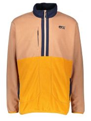 PICTURE Bluza polarowa "Mathew" w kolorze jasnobrązowo-żółtym rozmiar: XS. Brązowe bluzy bez kaptura męskie Picture, xs, z polaru. Za 149.66 zł.