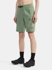 Craft Szorty kolarskie "Core Offroad XT" w kolorze zielonym rozmiar: XS. Zielone spodenki sportowe damskie Craft, xs, z tkaniny, rowerowe. Za 217.99 zł.