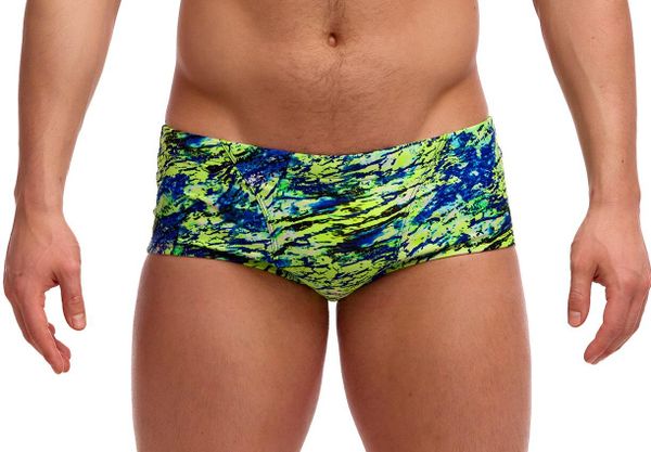 Kąpielówki Funky Trunks Scaled Back - trunki męskie. Brązowe kąpielówki męskie FUNKY TRUNKS, l, bez wzorów, z materiału, na fitness i siłownię. Za 159.00 zł.