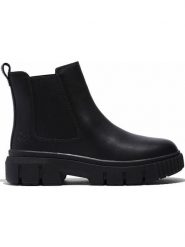 Timberland Skórzane sztyblety "Greyfield" w kolorze czarnym rozmiar: 38. Czarne botki damskie Timberland, sportowe, bez obcasa, bez zapięcia. Za 274.88 zł.