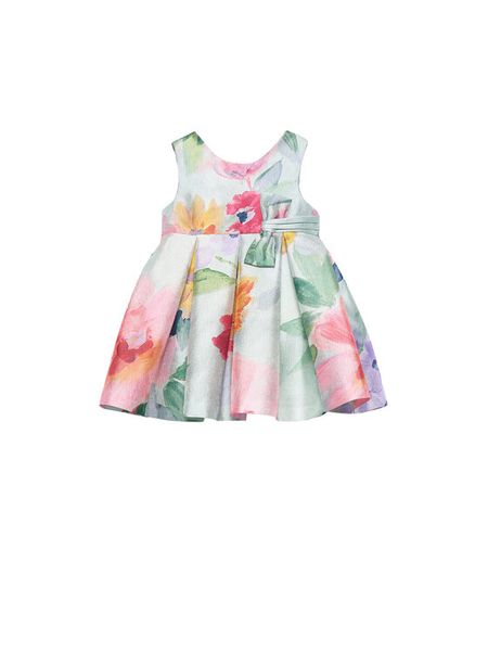 Abel & Lula Sukienka elegancka 5017 Kolorowy Regular Fit. Sukienki niemowlęce Abel & Lula, bez wzorów, z syntetyku, bez ramiączek. Za 299.99 zł.