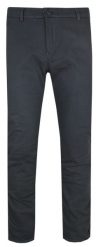 Męskie Spodnie Chinos marki Rigon – Bawełna z Elastanem – Slim Fit - Grafitowe. Szare spodnie materiałowe męskie Rigon, bez wzorów, z bawełny. Za 179.00 zł.