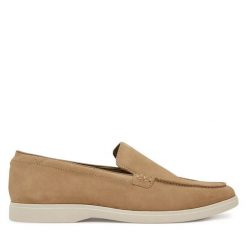 Półbuty Clarks. Brązowe półbuty męskie Clarks, bez zapięcia. Za 359.99 zł.