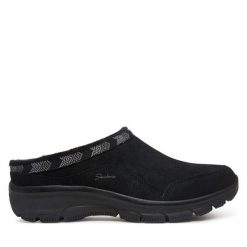 Kapcie Skechers. Czarne kapcie damskie Skechers. Za 299.99 zł.