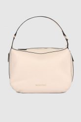 VALENTINO Torebka arepa hobo w kolorze ecru. Brązowe torebki klasyczne damskie Valentino by Mario Valentino, bez wzorów, bez dodatków. W wyprzedaży za 329.99 zł.