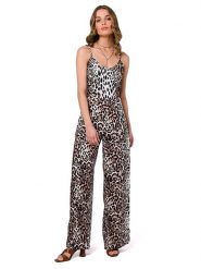 Stylove Kombinezon w kolorze kremowym rozmiar: S. Brązowe kombinezony damskie Stylove, s, bez wzorów, bez kołnierzyka, bez ramiączek. Za 72.99 zł.