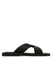 Emporio Armani Klapki X4P124 XN787 K001 Czarny. Czarne klapki i japonki męskie Emporio Armani, z materiału. Za 1,019.00 zł.