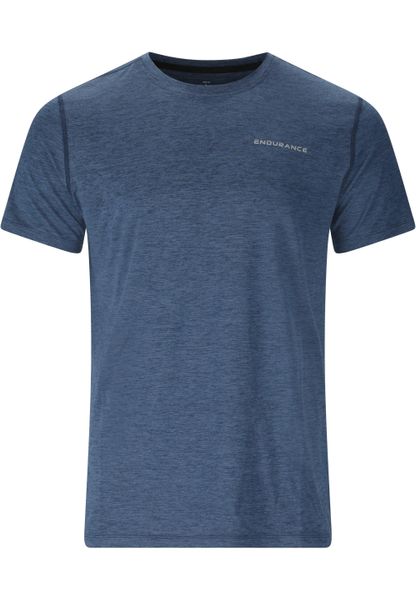 Koszulka Endurance Abdon Melange. Niebieskie t-shirty sportowe męskie Endurance, m, z elastanu, bez ramiączek, do biegania. Za 118.00 zł.