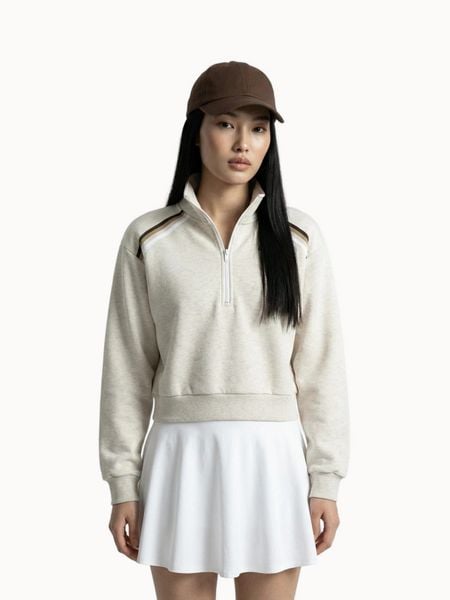 Bluza damska z zamkiem 1/2 Le Coq Sportif Heritage. Brązowe bluzy bez kaptura damskie Le Coq Sportif, l, bez wzorów, z materiału, bez ramiączek, długie, bez kaptura. Za 348.00 zł.