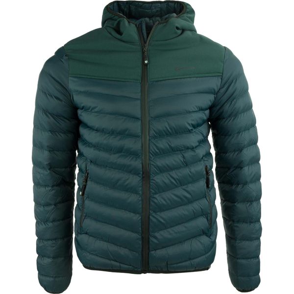 Zimowa Kurtka McKees Furka dla Mężczyzn - Stylowa i Ciepła. Zielone kurtki męskie ZUMBA WEAR, na zimę, m, bez wzorów, z poliesteru, eleganckie, bez kaptura. Za 257.17 zł.