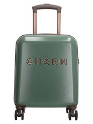 Charm Walizka w kolorze zielonym - 34 x 45 x 20 cm rozmiar: onesize. Zielone walizki Charm, bez wzorów, z materiału. Za 252.71 zł.