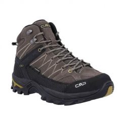 Buty trekkingowe męskie CMP Rigel Mid WP. Brązowe buty trekkingowe męskie CMP, z materiału, bez zapięcia. W wyprzedaży za 399.99 zł.