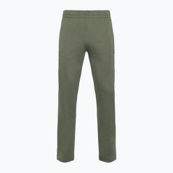 Spodnie męskie EA7 Emporio Armani Train Core ID Coft. Zielone spodnie materiałowe męskie EA7 Emporio Armani, bez wzorów, z bawełny, eleganckie. Za 229.99 zł.