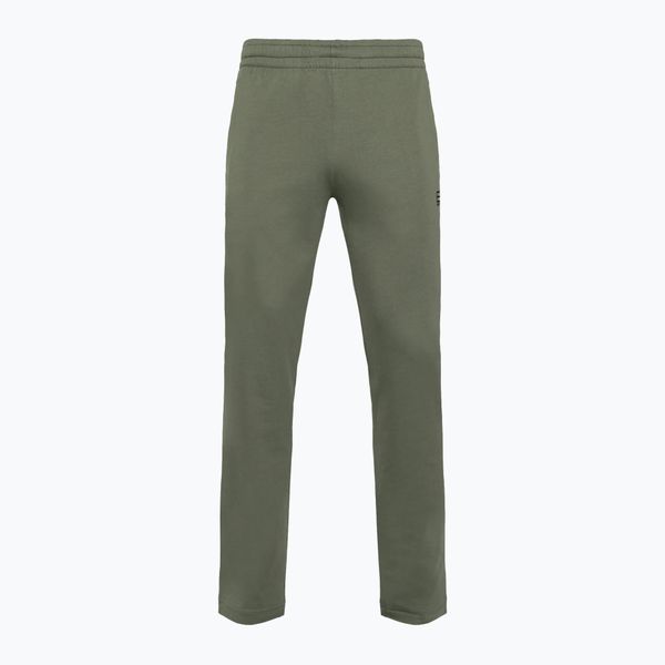 Spodnie męskie EA7 Emporio Armani Train Core ID Coft. Zielone spodnie materiałowe męskie EA7 Emporio Armani, bez wzorów, z bawełny, eleganckie. Za 229.99 zł.