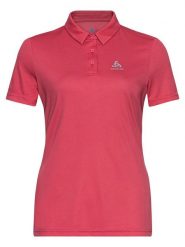 Odlo Funkcyjna koszulka polo "Cardada" w kolorze jagodowym rozmiar: S. Różowe bluzki sportowe damskie Odlo, s, bez wzorów, z materiału, bez ramiączek. Za 96.60 zł.