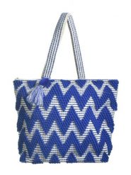 BLE Torebka w kolorze niebieskim - 38 x 38 x 15 cm rozmiar: onesize. Niebieskie torebki klasyczne damskie BLE, z aplikacjami, z bawełny, bez dodatków. Za 109.95 zł.