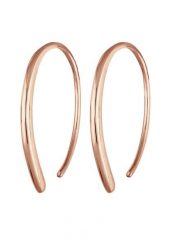 Elli Damskie kreolki do przeciągania Pull-Through Geo Basic w srebrze próby 925 Sterling Silver Kolczyki 1 ct. Szare kolczyki damskie Elli, srebrne. Za 137.99 zł.