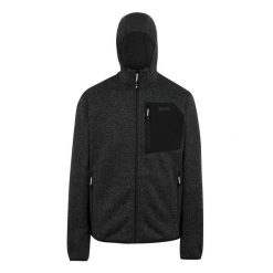 Bluza Polarowa Męska Melanżowy Pełen Suwak Newhill. Szare bluzy z kapturem męskie Regatta, na jesień, l, z dzianiny. Za 317.99 zł.