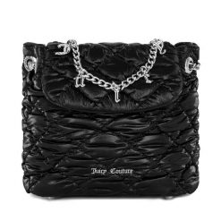 Plecak Juicy Couture. Czarne plecaki damskie Juicy Couture, bez wzorów. Za 329.99 zł.