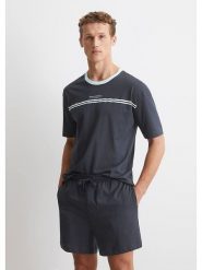 Marc O´Polo Bodywear Piżama w kolorze granatowym rozmiar: S. Niebieskie piżamy męskie s, bez wzorów, z bawełny, bez ramiączek. Za 109.78 zł.
