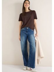 Cecil Koszulka w kolorze ciemnobrązowym rozmiar: L. Brązowe bluzki damskie Cecil, l, bez wzorów, bez kołnierzyka. Za 74.63 zł.