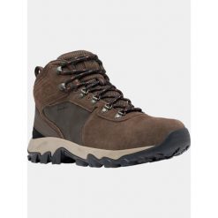 Buty Turystyczne Męskie Columbia Newton Ridge Plus II Suede WP. Brązowe buty trekkingowe męskie Columbia, z zamszu, bez zapięcia. W wyprzedaży za 486.70 zł.