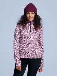 Bluza narciarska - Damska - Cabin Life - Bordeaux. Czerwone bluzy z kapturem damskie POEDERBAAS, xs, z elastanu. Za 242.82 zł.