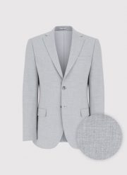 PAKO LORENTE - Jasnoszara marynarka garniturowa. Marynarki męskie Pako Lorente, bez wzorów, z elastanu. Za 999.99 zł.