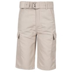 Trespass Craftly - Krótkie unisex z miękkiego kamienia. Brązowe szorty męskie Trespass, bez wzorów, sportowe. W wyprzedaży za 161.00 zł.