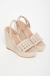 Sandały na koturnie damskie TWINSET. Sandały damskie Twinset Milano, bez wzorów, bez obcasa, na koturnie. Za 1,079.00 zł.