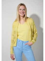 More & More Kardigan w kolorze żółtym rozmiar: 34. Żółte kardigany damskie MORE & MORE, bez wzorów. Za 114.71 zł.