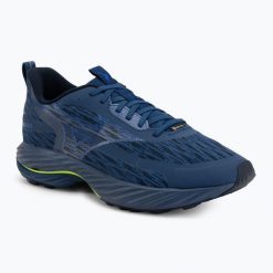 Buty do biegania męskie Mizuno Wave Rider GTX 3. Niebieskie obuwie do biegania damskie Mizuno, mizuno wave. Za 539.99 zł.