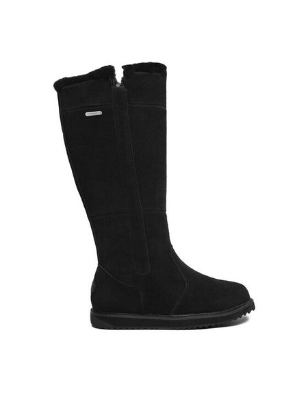 EMU Australia Śniegowce Moonta W11799 Czarny. Czarne śniegowce damskie Emu Australia, ze skóry. Za 779.99 zł.