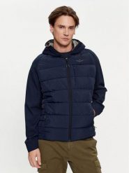 Aeronautica Militare Kurtka przejściowa 232AF465CT3201 Granatowy Regular Fit. Niebieskie kurtki męskie AERONAUTICA MILITARE, m, bez wzorów, z syntetyku, bez kaptura. Za 1,419.00 zł.