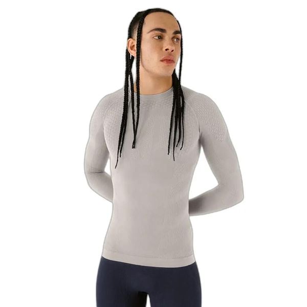 Koszulka kompresyjna z długim rękawem Bauerfeind Sports. Szare t-shirty sportowe męskie BAUERFEIND, m, ze skóry, bez ramiączek, na fitness i siłownię. Za 503.50 zł.
