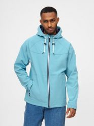 Derbe Kurtka przeciwdeszczowa w kolorze błękitnym rozmiar: S. Niebieskie kurtki outdoor męskie Derbe, s, bez wzorów, bez kaptura. Za 179.64 zł.