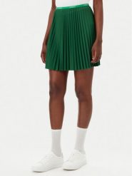 Lacoste Spódnica plisowana JF1403 Zielony Regular Fit. Zielone spódniczki damskie Lacoste, s, bez wzorów, z syntetyku, plisowane. Za 379.99 zł.