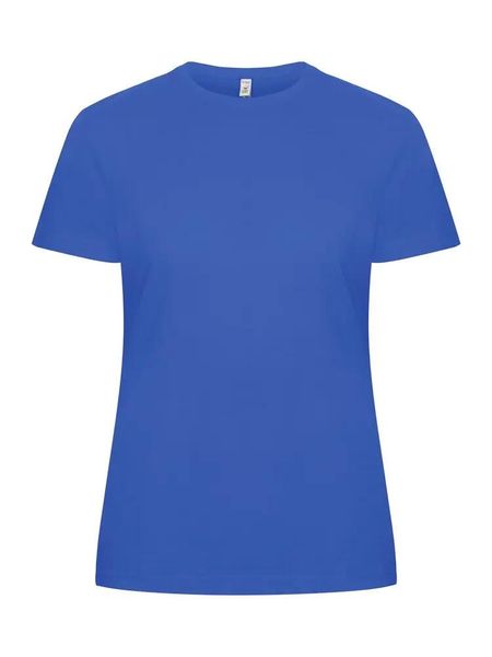 Clique Classic OC-T Women Koszulka z bawełny organicznej. Niebieskie t-shirty damskie CLIQUE, xl, bez wzorów, z bawełny, bez kołnierzyka. Za 118.39 zł.