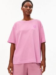 ARMEDANGELS Koszulka - Giannaa Difference Kobiety Bawełna (100%) różowy, L. Czerwone t-shirty damskie ARMEDANGELS, l, bez wzorów, z bawełny, bez kołnierzyka. Za 229.95 zł.