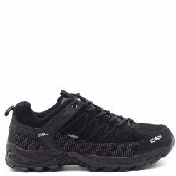 Buty trekkingowe CMP Rigel. Czarne buty trekkingowe męskie CMP, z materiału, bez zapięcia, trekkingowe. Za 366.99 zł.