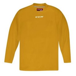 Koszulka treningowa do hokeja dla dorosłych 5000 ml żółta XL. Żółte t-shirty damskie CCM, l, bez wzorów, bez kołnierzyka. Za 178.00 zł.