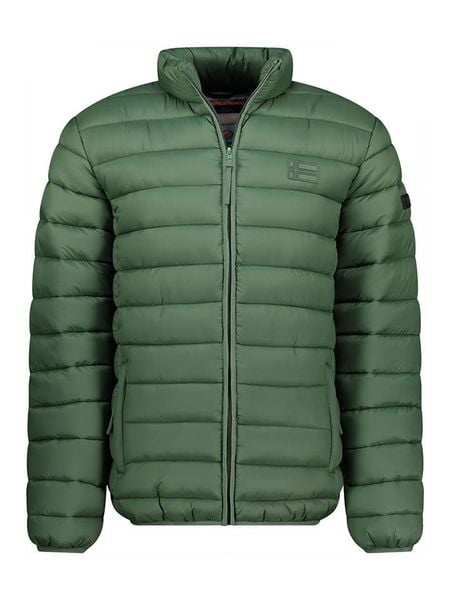 Geographical Norway Kurtka pikowana "Amichoko" w kolorze zielonym rozmiar: M. Zielone kurtki męskie Geographical Norway, m, bez wzorów, bez kaptura. Za 143.56 zł.