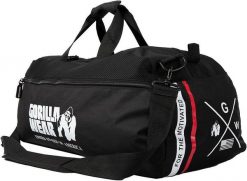 Norris Hybrid Gym Bag/Plecak - Czarny. Czarne plecaki damskie GORILLA WEAR, bez wzorów, z poliesteru. Za 285.00 zł.